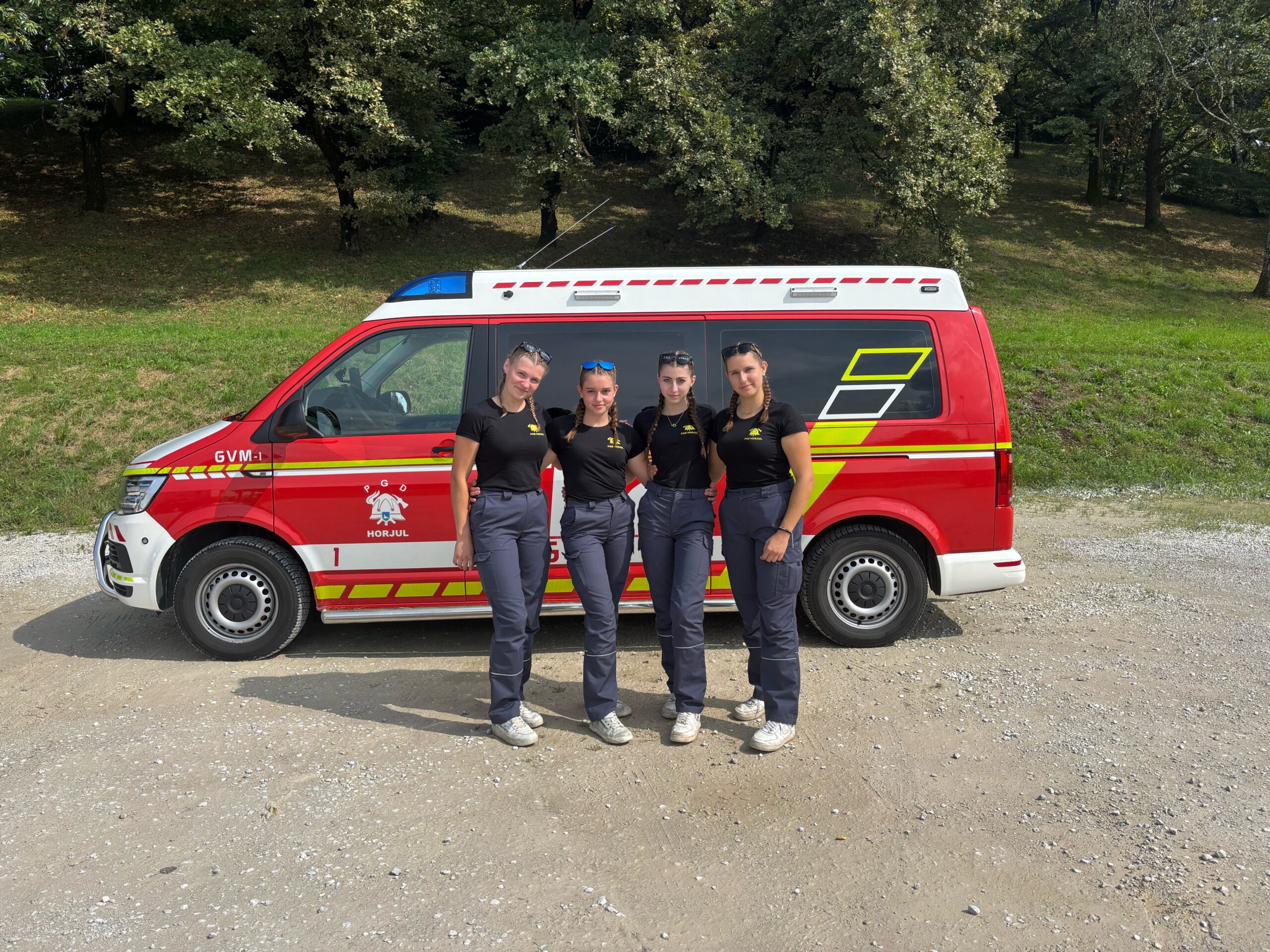 Pripravnice PGD Horjul na državni orientaciji v Begunjah na Gorenjskem